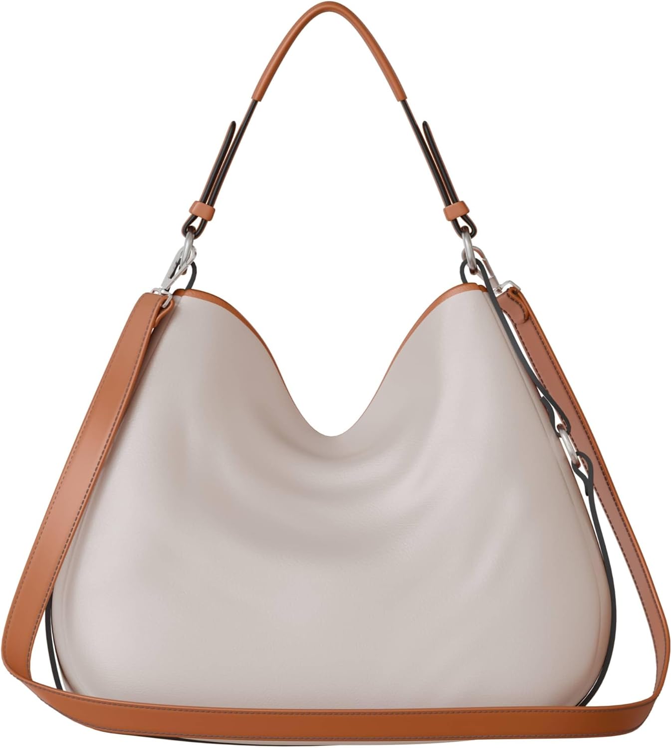 KMISSO Women's Shopper Hand Shoulder Bag Vegan Leather 30619