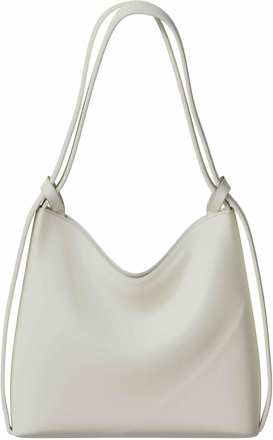 KMISSO 30671 Women's Shopper Bag, Hobo Bag, Backpack Function, Vegan Leather
