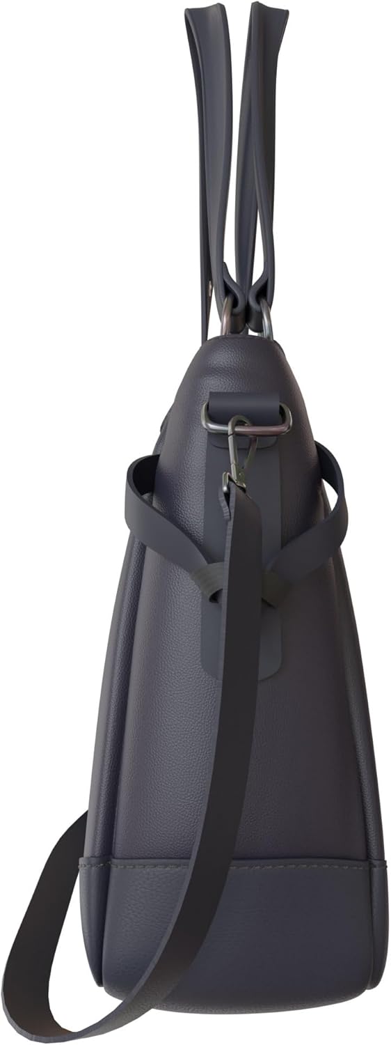 KMISSO Damen Shopper Bag Hobo Bag – große Schultertasche aus Kunstleder 38x35x15 cm, zweifarbige City Shopper Handtasche in vielen Farben, gefüttertes Hauptfach mit Reißverschluss & Innenfächern
