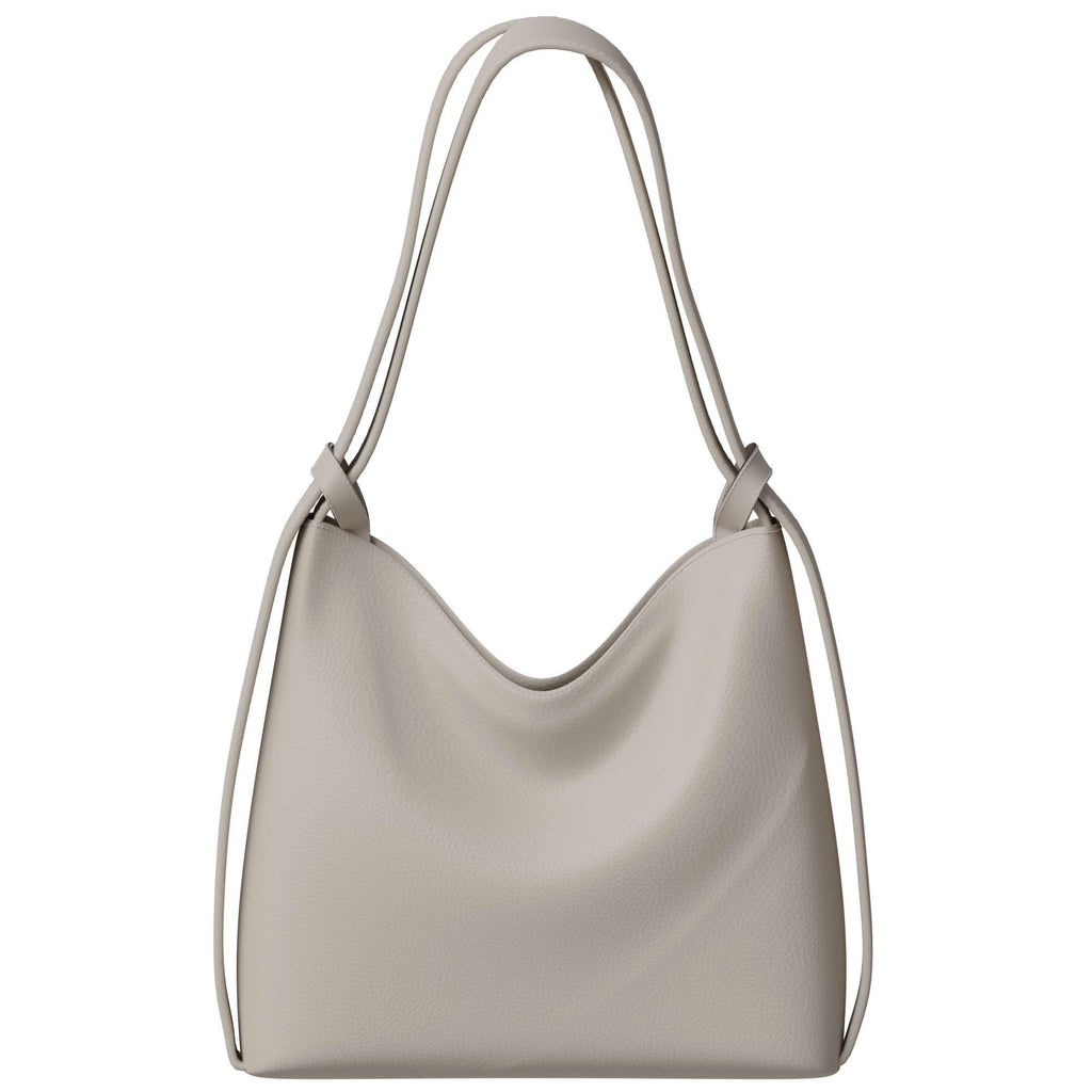 KMISSO 30671 Women's Shopper Bag, Hobo Bag, Backpack Function, Vegan Leather