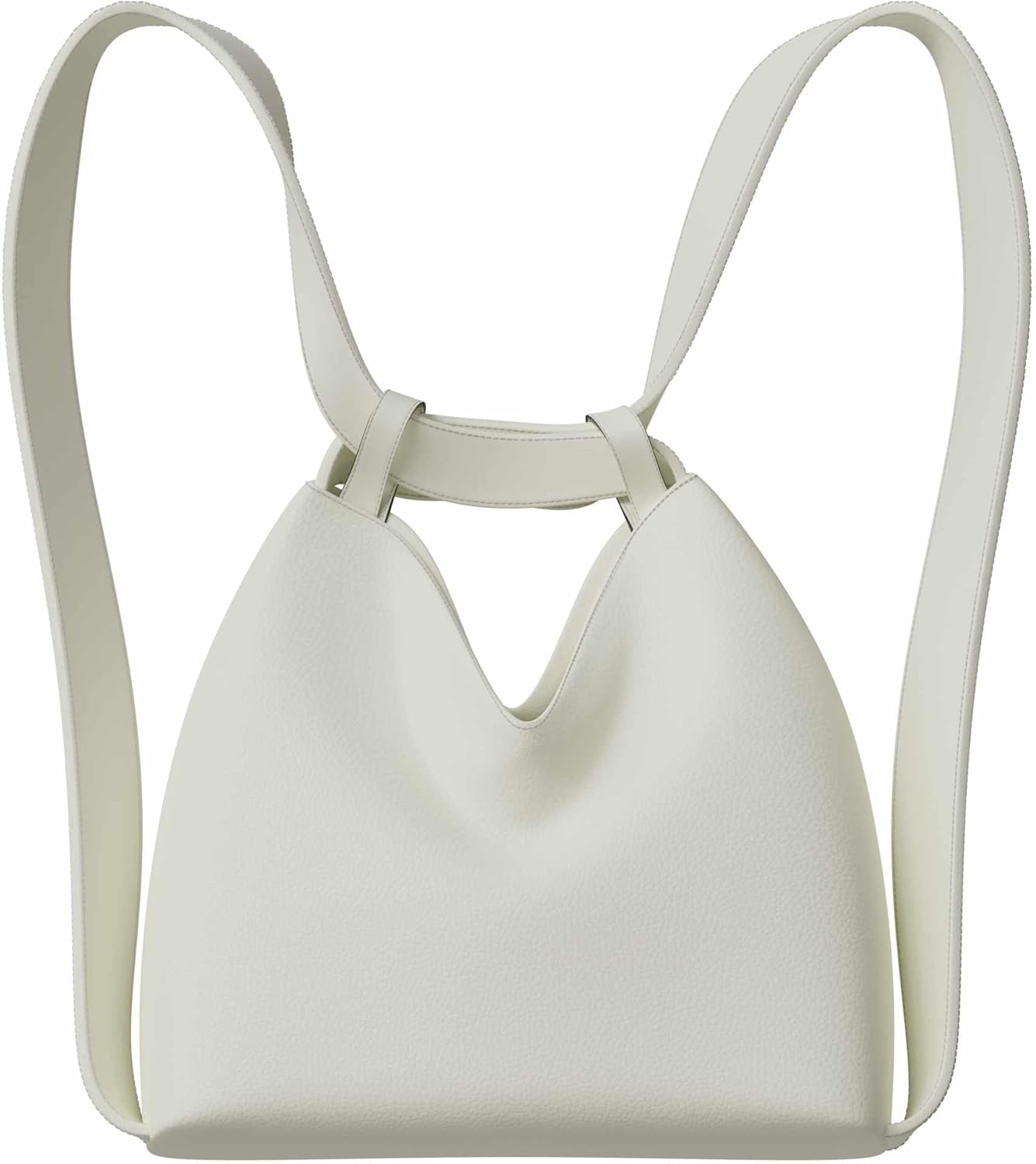 KMISSO 30671 Women's Shopper Bag, Hobo Bag, Backpack Function, Vegan Leather