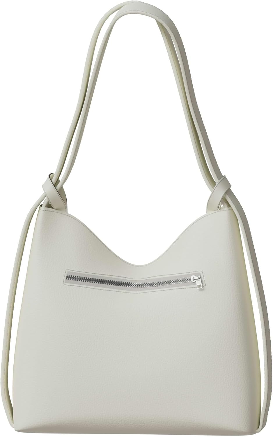 KMISSO 30671 Women's Shopper Bag, Hobo Bag, Backpack Function, Vegan Leather