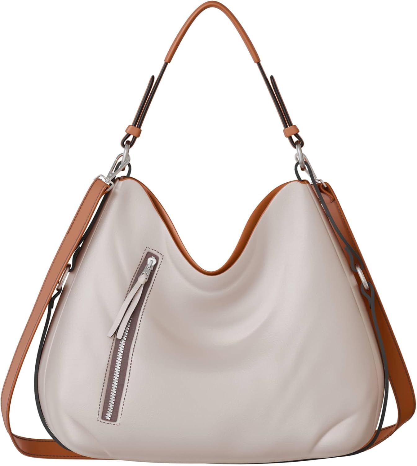 KMISSO Women's Shopper Hand Shoulder Bag Vegan Leather 30619