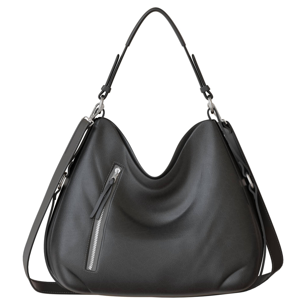 KMISSO Women's Shopper Hand Shoulder Bag Vegan Leather 30619