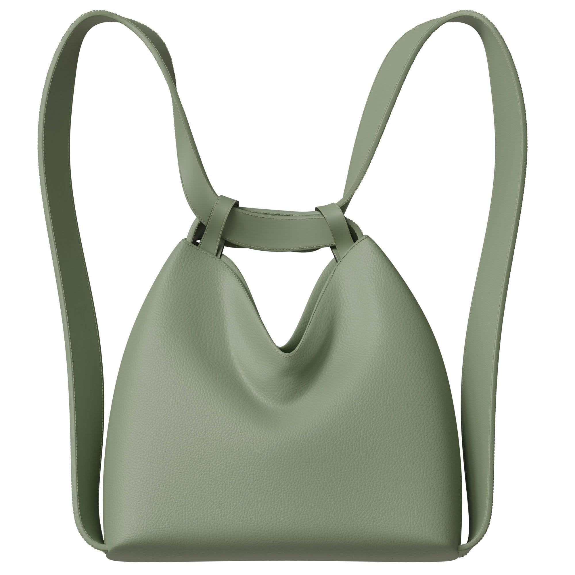 KMISSO 30671 Women's Shopper Bag, Hobo Bag, Backpack Function, Vegan Leather