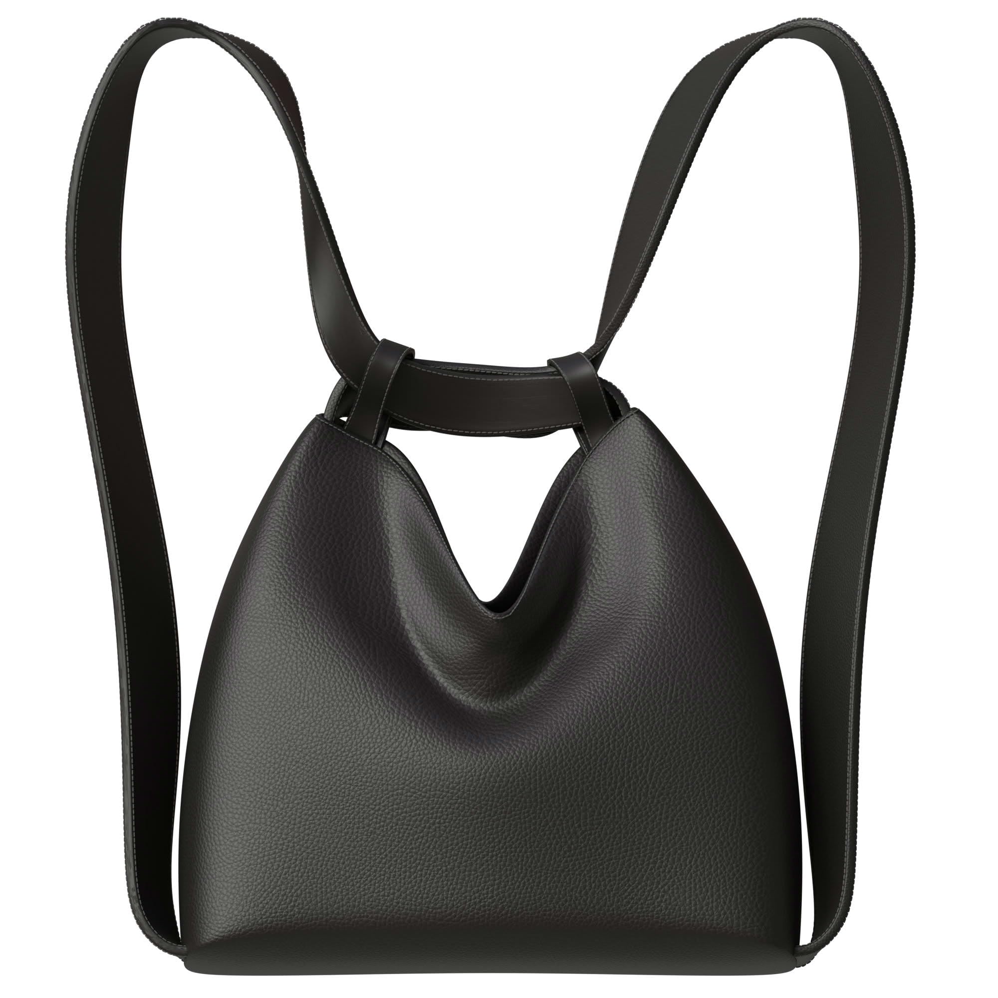 KMISSO 30671 Women's Shopper Bag, Hobo Bag, Backpack Function, Vegan Leather